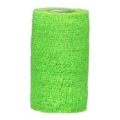 Bandage CoFlex 2"x5yd Compression Elastic Neon Green Latex Non-Sterile 36/Box - Surgical Supplies NY